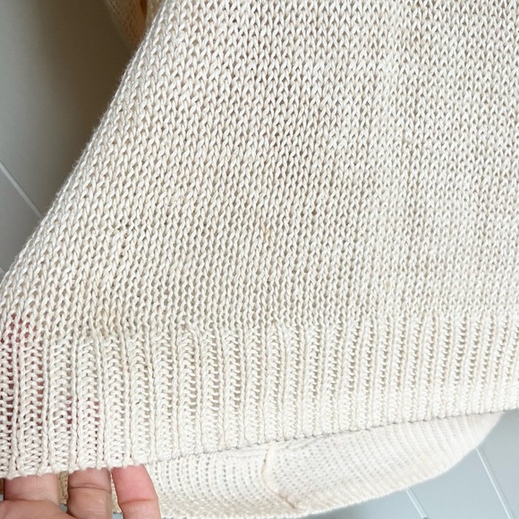 J. Crew Bundle: Plaid Long Sleeve Button Down & Linen Tie Front Cream To… - Picture 12 of 15